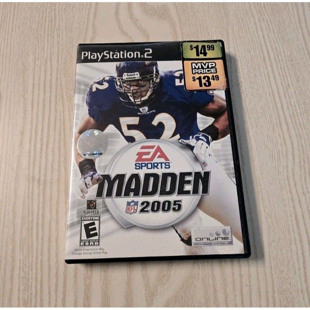 Madden NFL 2005 - Playstation 2 PS2 Game - With Manual